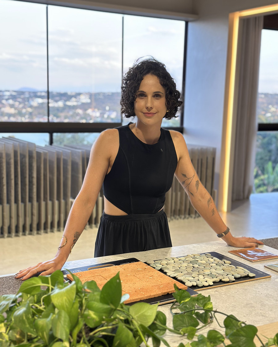 Arquiteta Aline Kreppel em projeto desenvolvido por ela